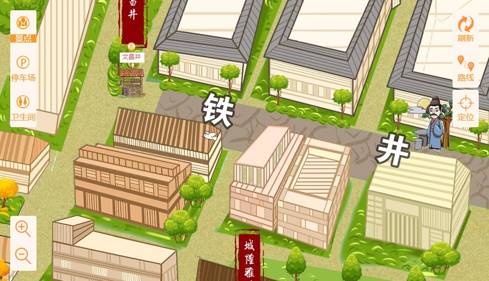 清苑智慧景区：手绘地图与语音导览的完美融合